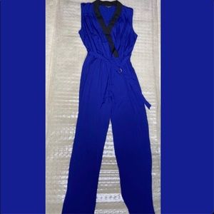 Royal blue dressy jumpsuit